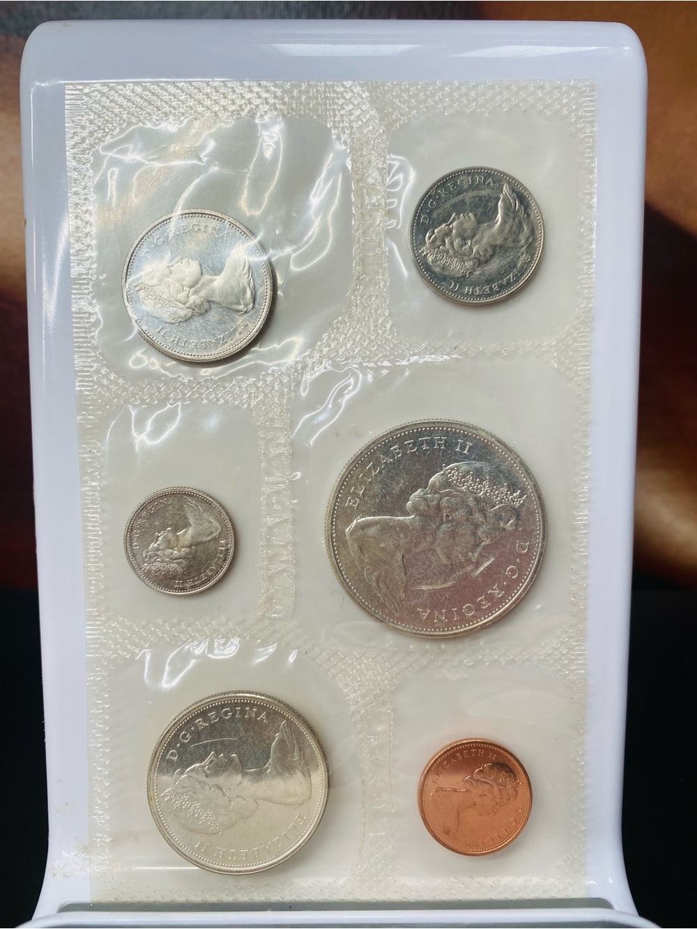 1965 Royal Canadian Mint Proof-Like (PL) Silver Uncirculated Coin Set